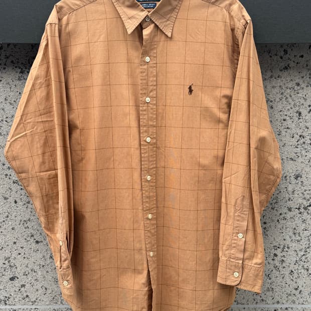  Polo Ralph Lauren Check Shirt (Brown)