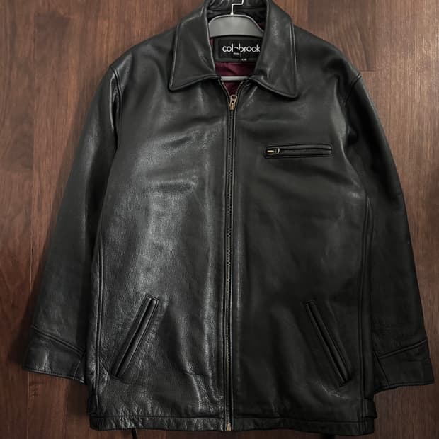 카우하이드 소가죽 하프코트 가죽 자켓