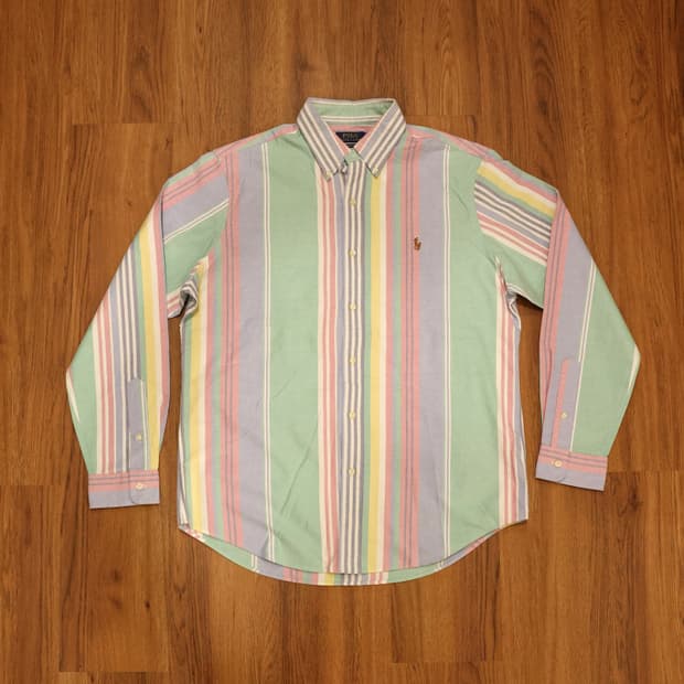 폴로랄프로렌 멀티 스트라이프 옥스퍼드셔츠 새상품 판매