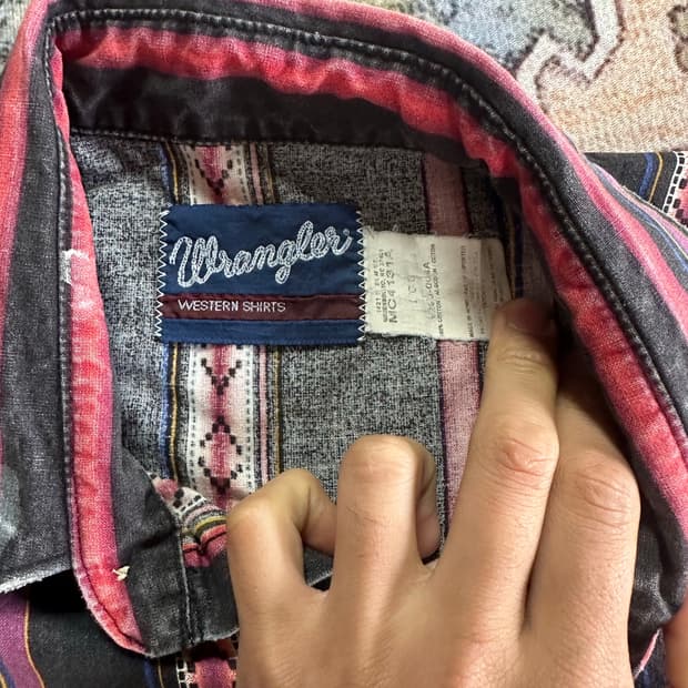랭글러 웨스턴셔츠