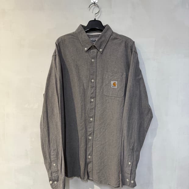 칼하트 그레이 긴팔셔츠