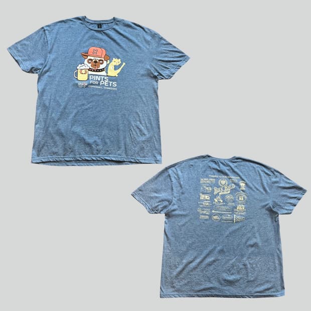 [2XL]길단 Pints for Pets 반팔 티셔츠 
