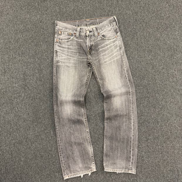 32)리바이스 빈티지 워싱 502 그레이 데님팬츠