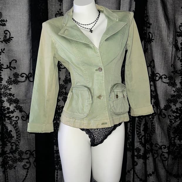 light green washing jacket