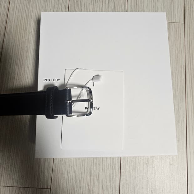 4)포터리 나파 블랙 벨트(택미제거새상품)