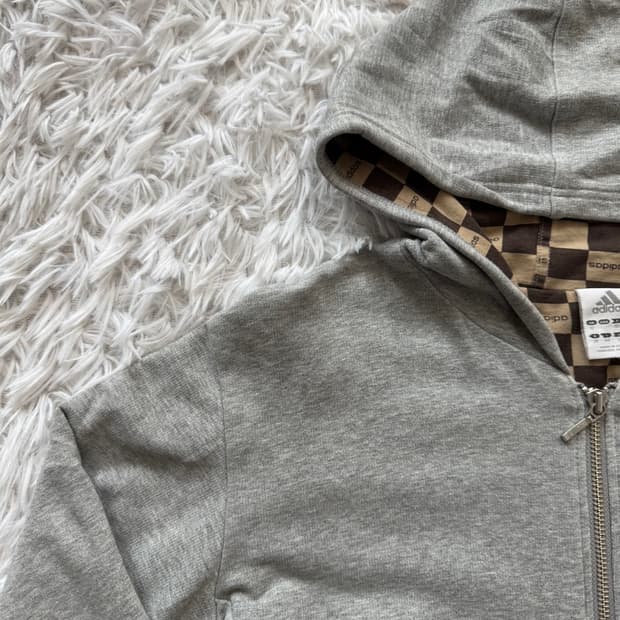 ADIDAS 일본빈티지 노드 후드집업 아디다스 빈티지후드집업 L 44