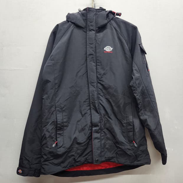 디키즈 암포켓 풀집업 후드 스트링 바람막이 M