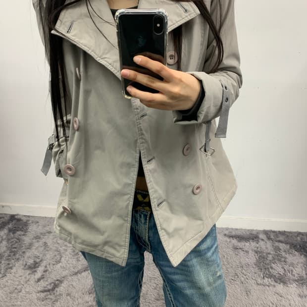 스투시 90s 본디지 피코트 자켓