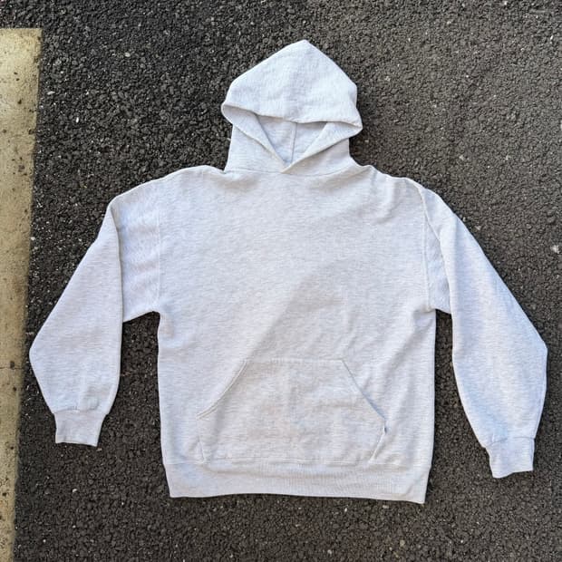90s 빈티지 러셀 후드 그레이 L