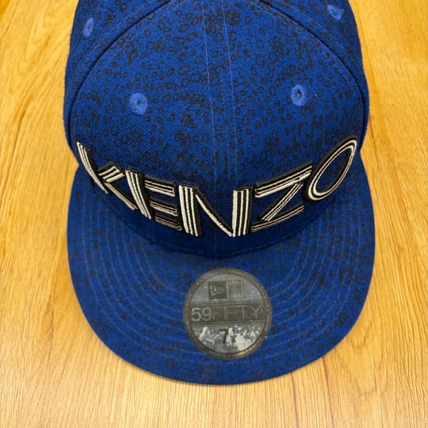 KENZO 뉴에라 콜라보 59FIFTY 블루 스냅백