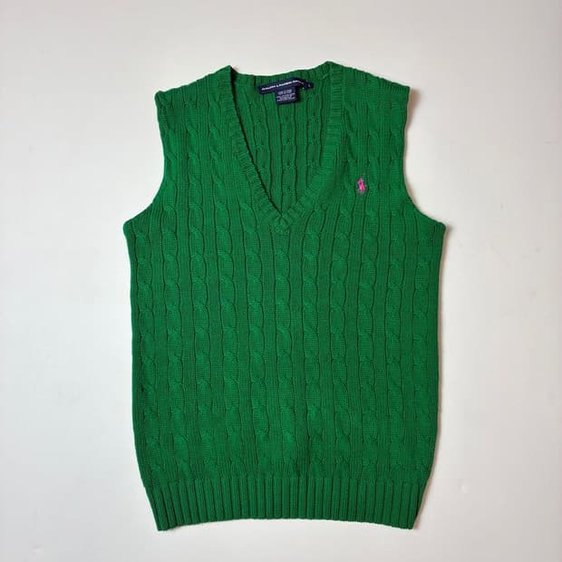 폴로 랄프로렌 00's 케이블 니트 베스트 PN8216