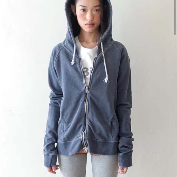 샵페어리 페어리 빈티지워싱 후드집업