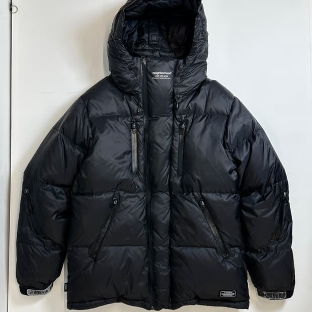 네이버후드 dej 덕다운 푸퍼 패딩 M