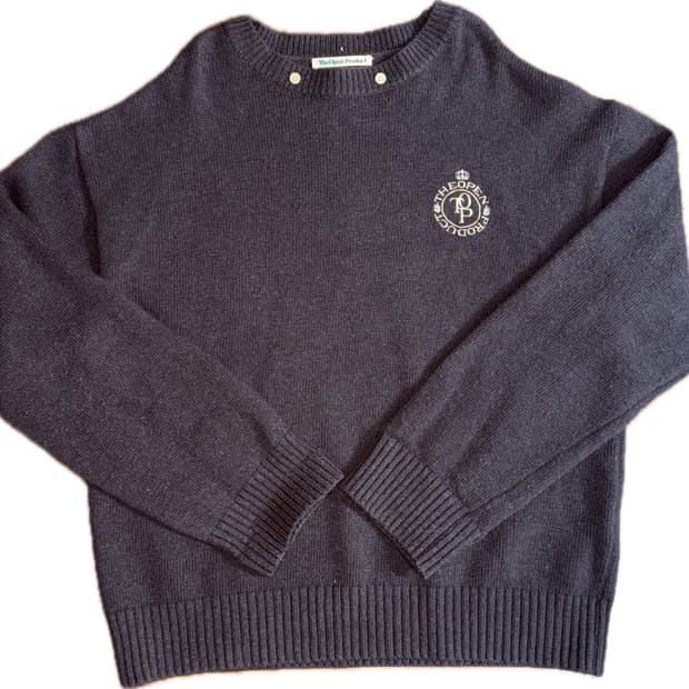 더오픈 프로덕트 브라운 컬러 니트