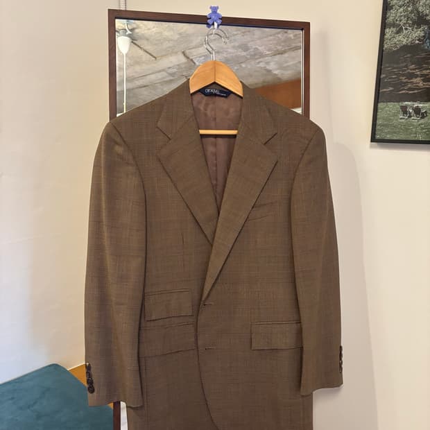 폴로 랄프로렌 체크 블레이저