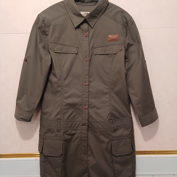 노스페이스 정품 여름 점프수트 85 사이즈