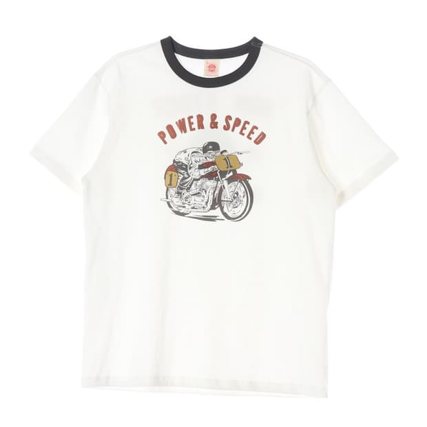 논스탁 파워 앤 스피드 그래픽 링거 티셔츠 XL