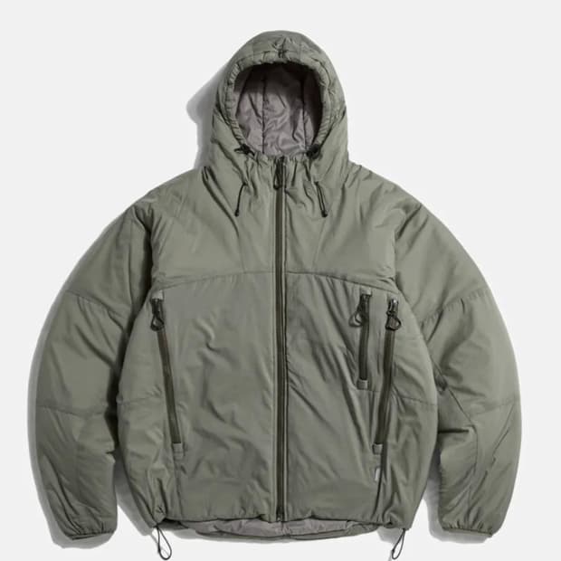Insulated Hiking Jacket Grey Olive XL