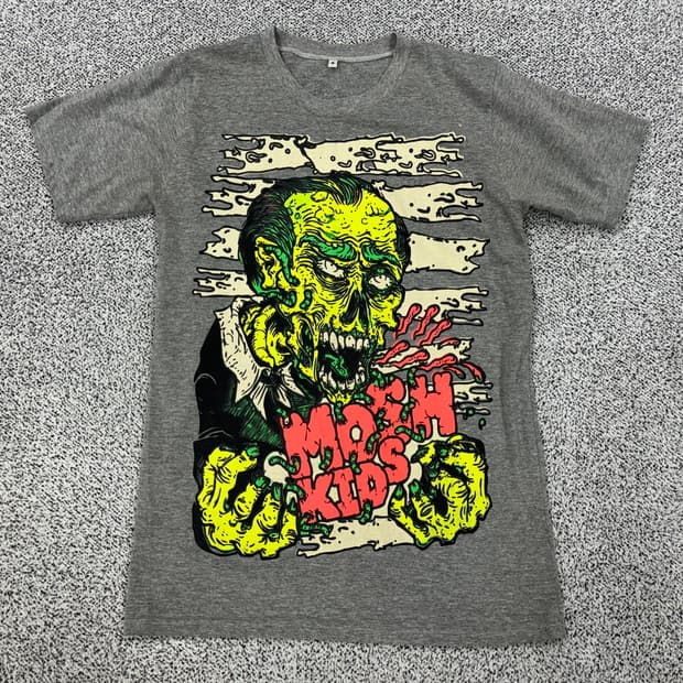 MOSH FUCK KIDS 스컬 티서츠