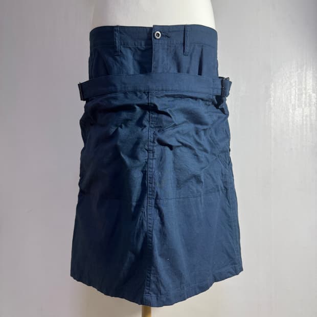 Zucca 더블 웨이스트 스커트 y2k lgb goa