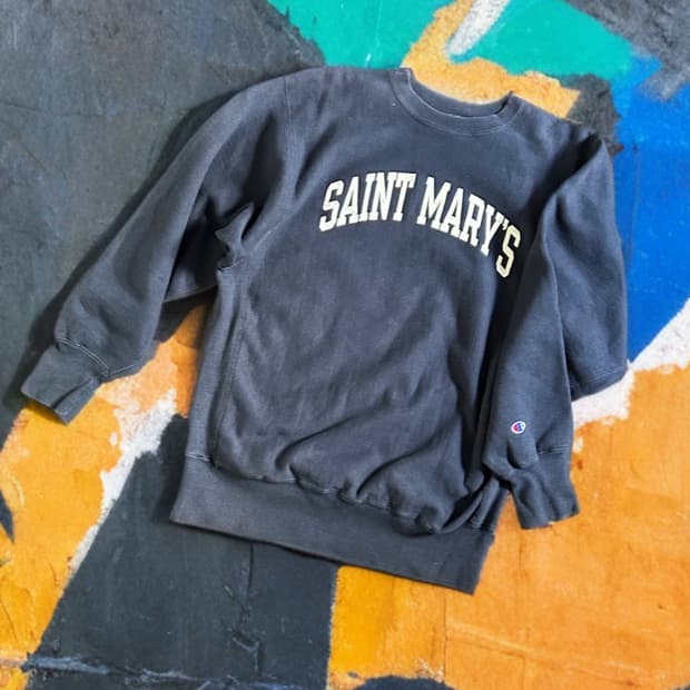 90s 챔피온 리버스위브 Saint Mary's 스웻셔츠