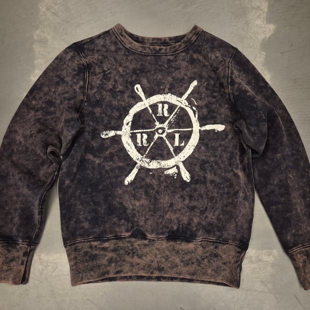RRL 스톤워싱 스웻 셔츠