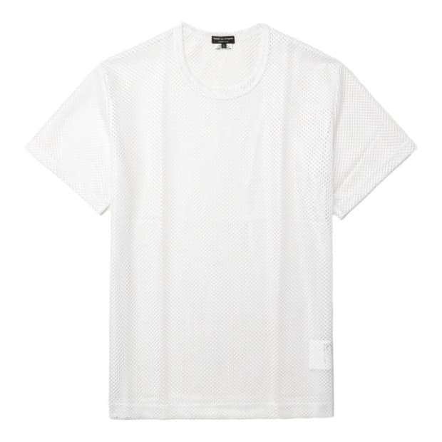 꼼데가르송 옴므 플러스 25aw 메쉬 티