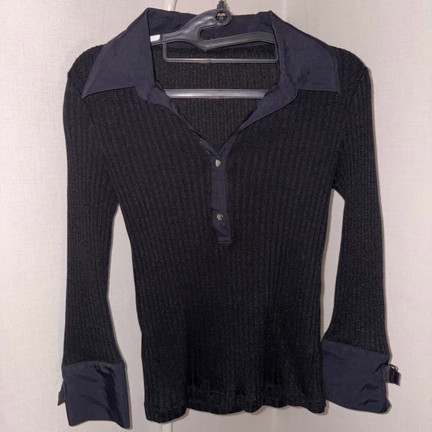 일본 빈티지 7부 니트