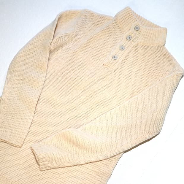 Armani jeans 90s henley sweater