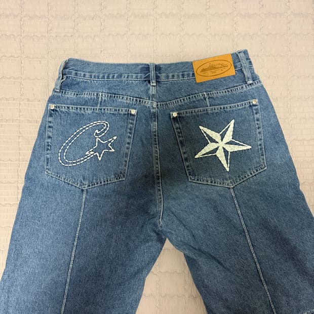 코르테이즈 C스타 데님 반바지