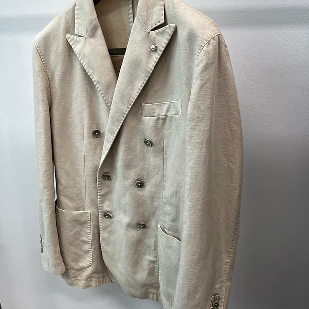 105) 루비암 더블브레스티드 린넨자켓
