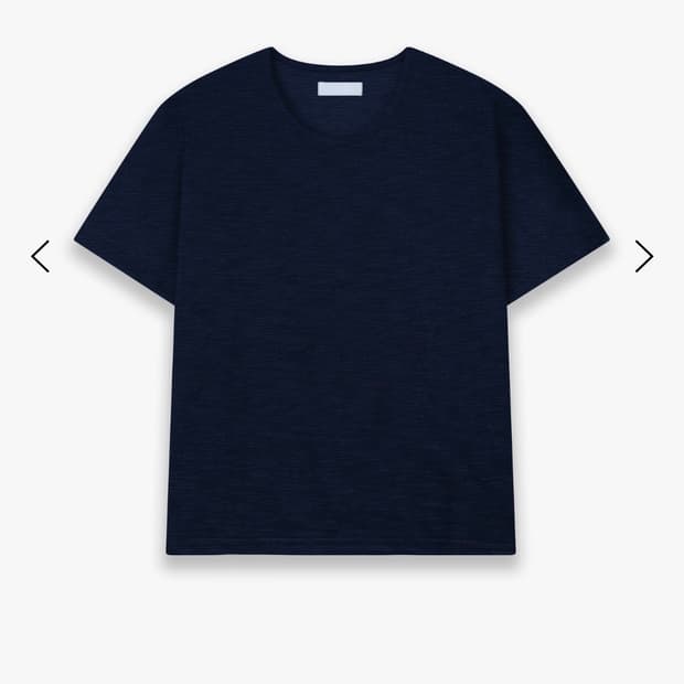 ((구해요))Fin t-shirt (navy) 1사이즈