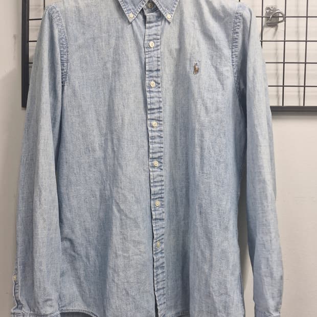 95M 폴로랄프로렌 워싱 데님 셔츠.