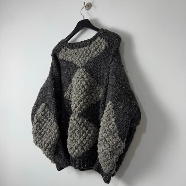 90s JUN MEN 3D 돌먼 스웨터