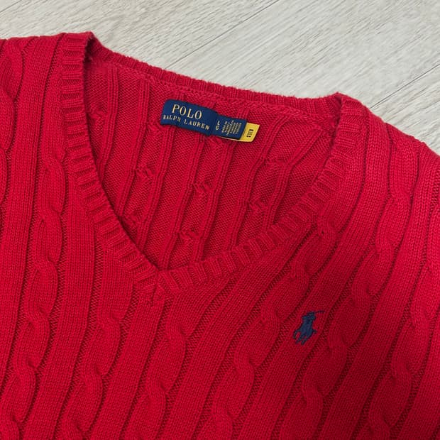 폴로 랄프 로렌 니트 레드, 그레이, 네이비
