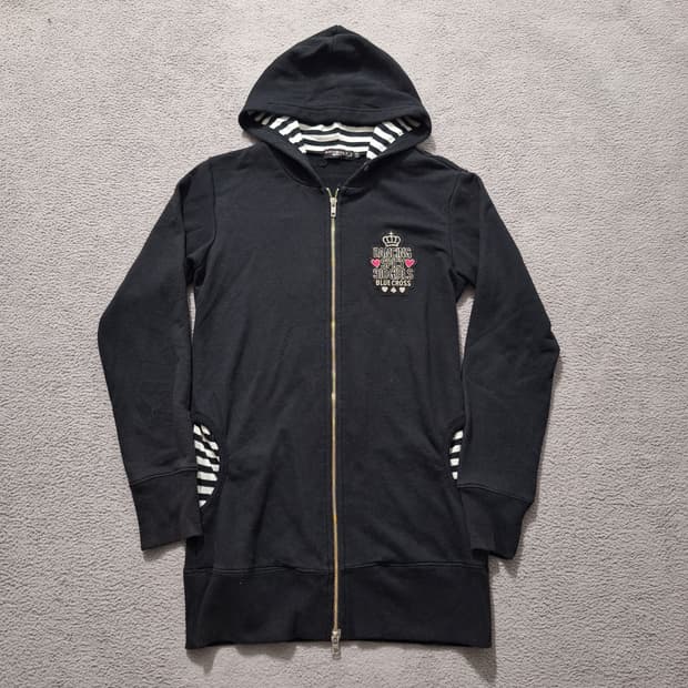Stripe detail y2k hoodie
