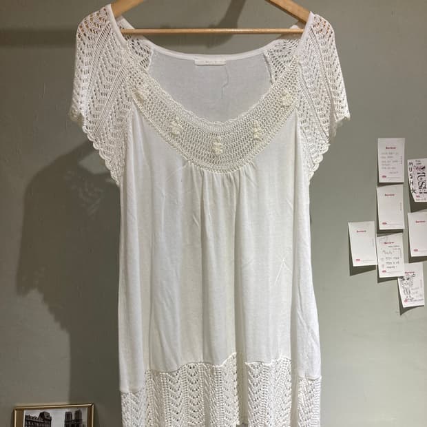 반팔 히피 니트Rayon Knit Short Sleeve