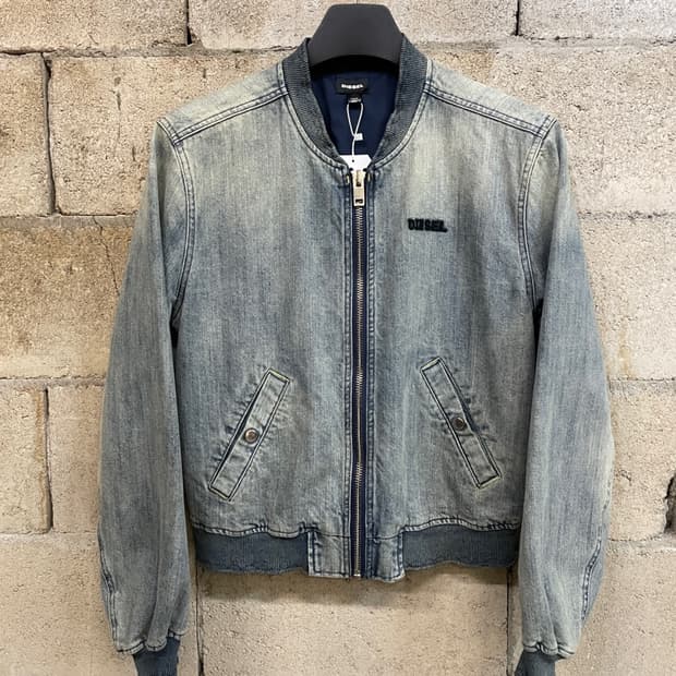디젤 데님 봄버 자켓