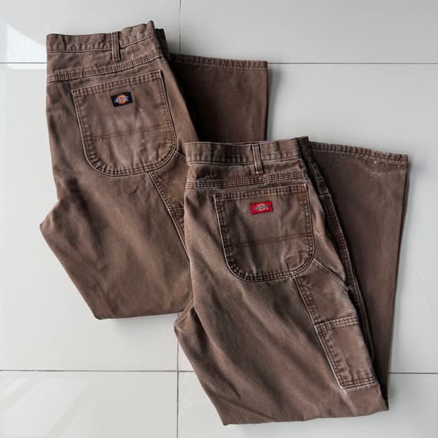 디키즈 싱글니 카펜터 팬츠 블랙패치