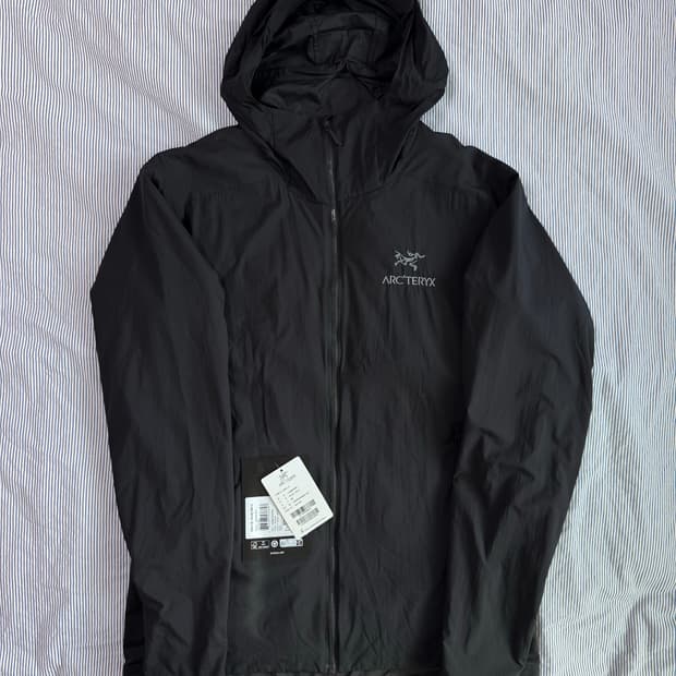 (SS급) 아크테릭스 아톰 SL 후디 블랙 M