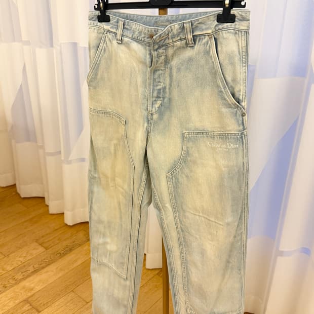 디올 꾸뛰르 워싱 데님 팬츠 48 (국내 32~33)