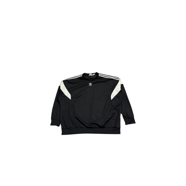 아디다스 라운드 맨투맨 블랙