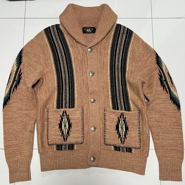 RRL 더블알엘 로드러너 숄카라 가디건 S