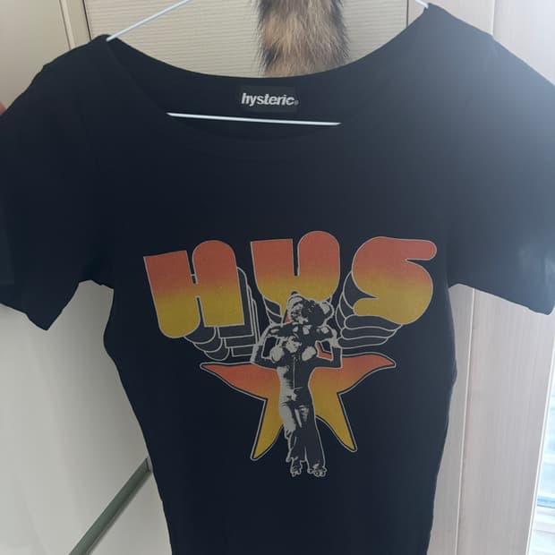 히스테릭글래머 반팔티 블랙