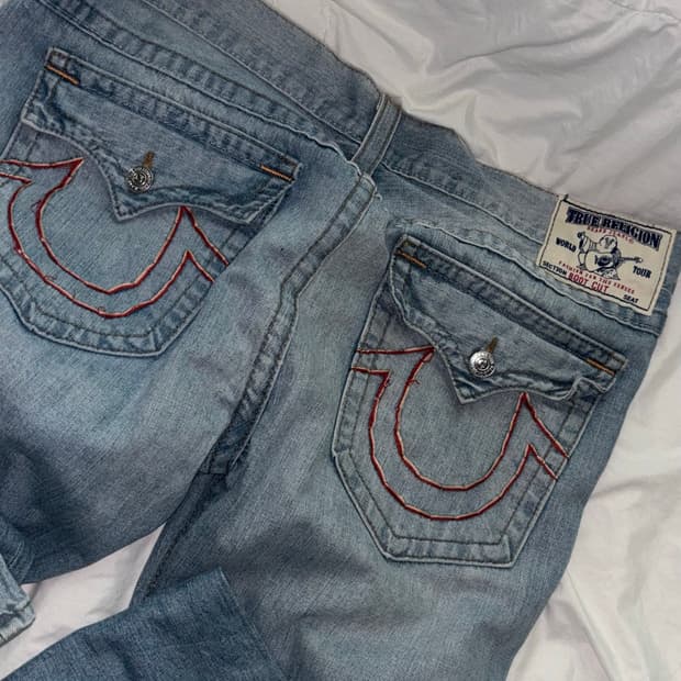 True Religion 트루릴리전 연청 빅사 팬츠