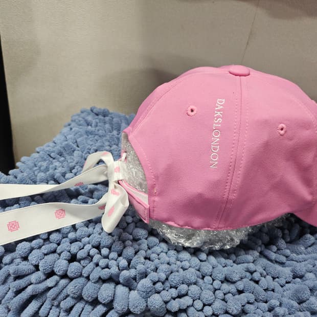 닥스 골프 핑크색 볼캡 모자
