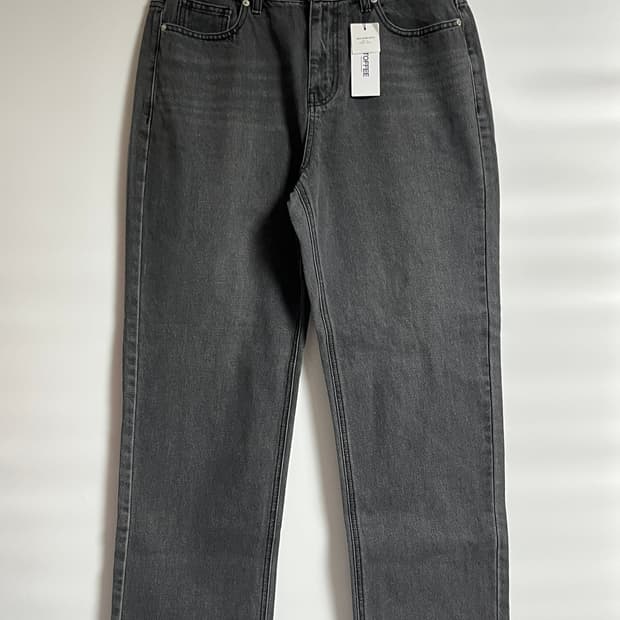 새상품 토피 흑청 와이드 데님 팬츠 청바지 XL (32)