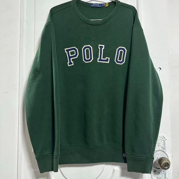 폴로 랄프로렌 로고 맨투맨