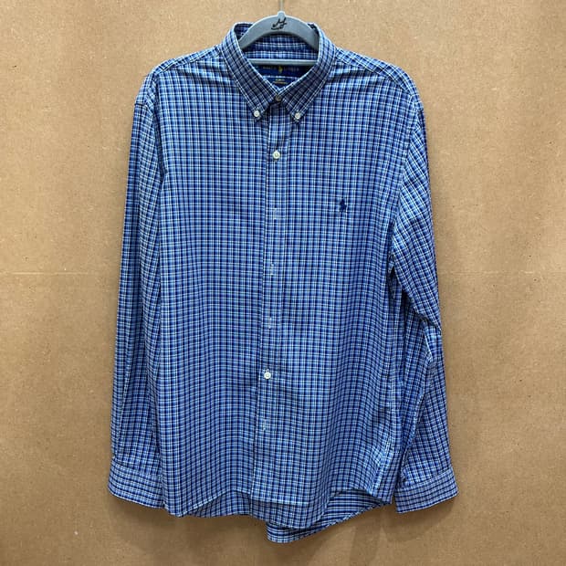 폴로랄프로렌 슬림핏 퍼포먼스 체크셔츠