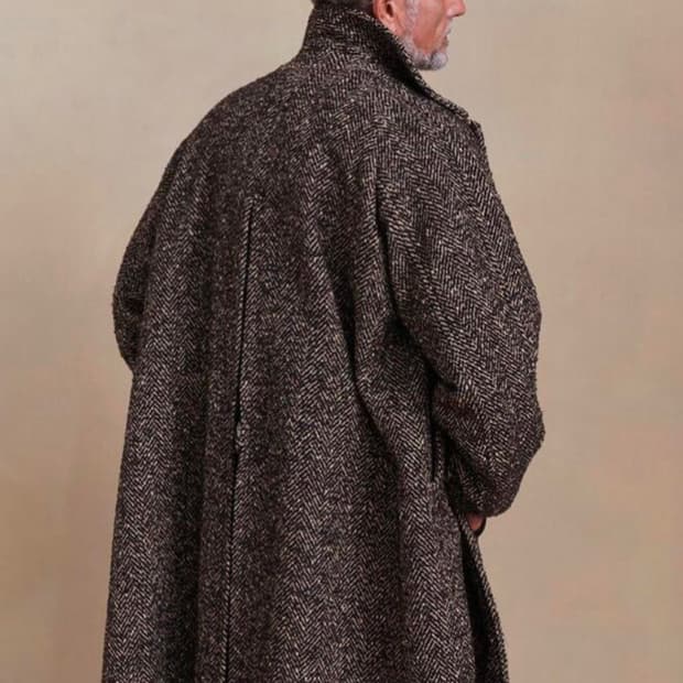 올드조 old joe 헤링본 젠테 코트 40사이즈